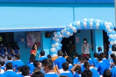 Blooming Day-2022-2023 - Morning Assembly-Madam-Addressing the Students.