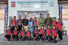 CBSE-Cluster-10-Kho-Kho-Championship-2025-Under-17-Girls-team-Second-Runner-up